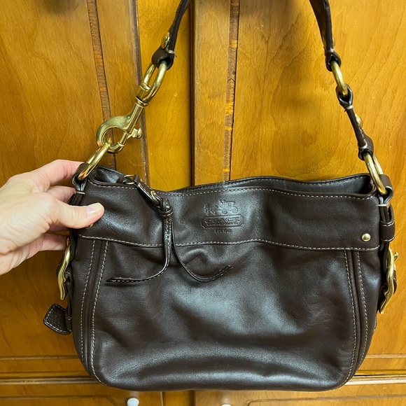 Vintage Coach Leather bag. - Picture 4 of 8